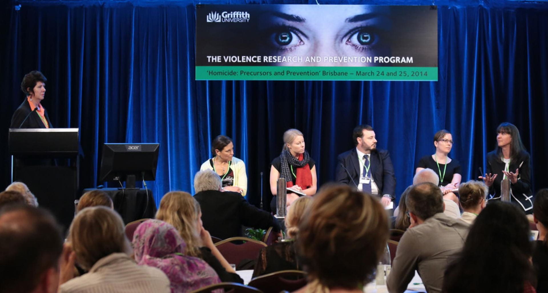 Panel at Australian Homicide Conference at Griffiths University.